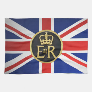 Union Jack en Royal Jubilee. Theedoek