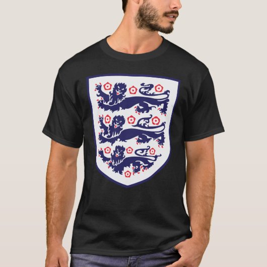 Union Jack England Three Lions Logo T-shirt (Voorkant)