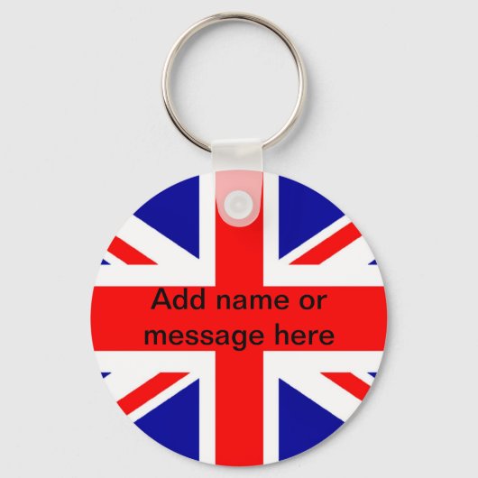 Union Jack English vlag Britse vlag Sleutelhanger (Voorkant)
