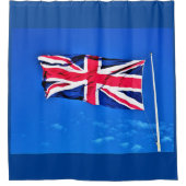 Union Jack Faux Shower Curtain Douchegordijn (Voorkant)