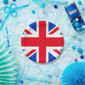 Union Jack-feestborden Papieren Bordje (Feest)