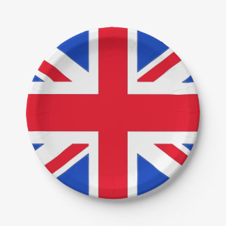 Union Jack-feestborden Papieren Bordje