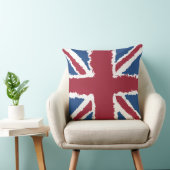 Union Jack Flag Art van Heva Weva Kussen (Stoel)