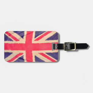 UNION JACK FLAG BAGAGELABEL