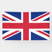 Union Jack Flag bnrcn Spandoek (Horizontaal)