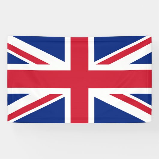 Union Jack Flag bnrcn Spandoek (Horizontaal)