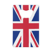 Union Jack Flag-boot Creditkaart Flessenopener (Voorkant)