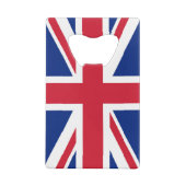 Union Jack Flag-boot Creditkaart Flessenopener (Achterkant)