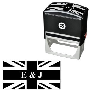 Union Jack Flag British Zelfinktende Stempel