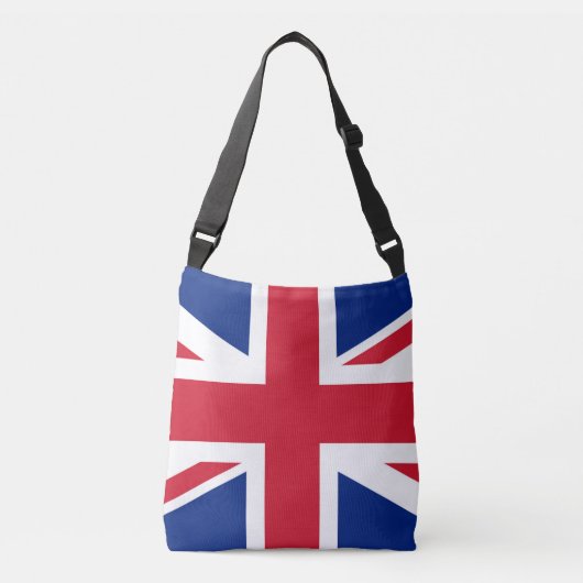 Union Jack Flag cbcnt Crossbody Tas (Voorkant)