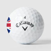Union Jack Flag css gbcnt Golfballen (Logo)