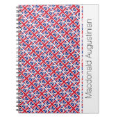 UNION JACK Flag Custom Patriotic Notitieboek (Voorkant)