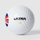 Union Jack Flag Design Golfballen (Logo)