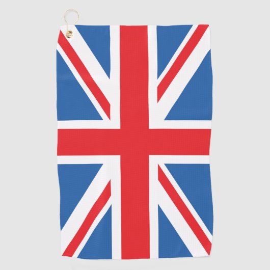 Union Jack/Flag Design Golfhanddoek (Voorkant)