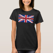Union Jack Flag Engeland accent T-shirt (Voorkant)