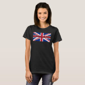 Union Jack Flag Engeland accent T-shirt (Voorkant volledig)