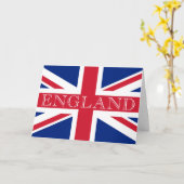 Union Jack Flag Engeland gccnt Kaart (Gele Bloem)