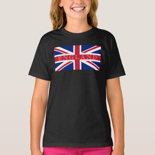 Union Jack Flag Engeland gccnt T-shirt (Voorkant)