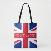 Union Jack Flag Engeland stint Tote Bag (Voorkant)
