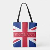 Union Jack Flag Engeland stint Tote Bag (Achterkant)