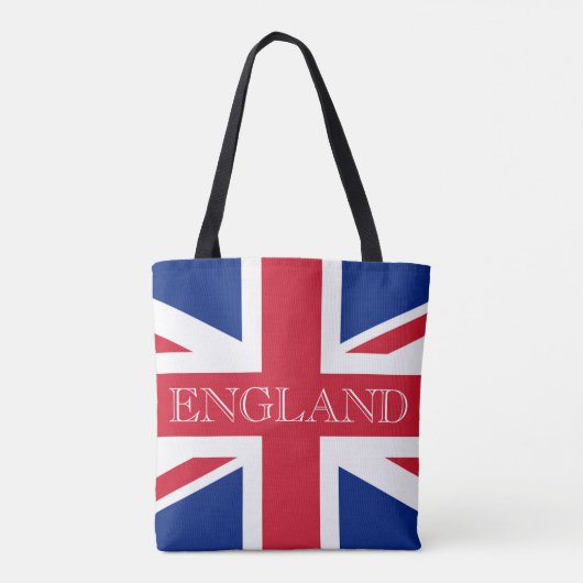 Union Jack Flag Engeland stint Tote Bag (Achterkant)