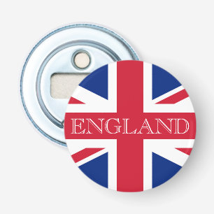 Union Jack Flag England bocn Button Flesopener