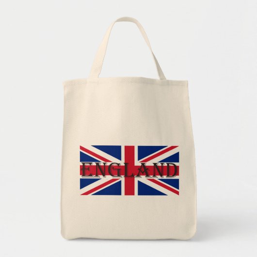 Union Jack Flag England gtcn Tote Bag (Voorkant)