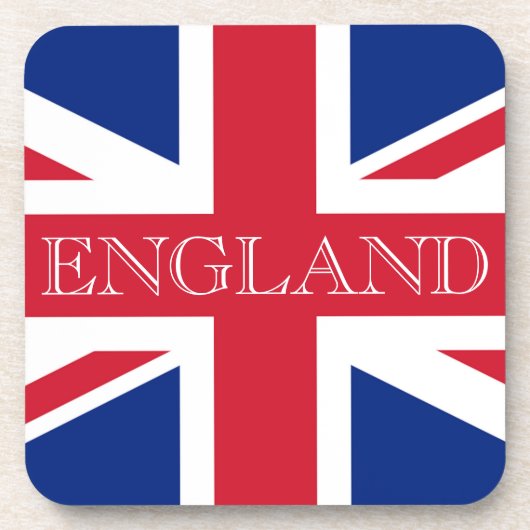 Union Jack Flag England klooster Bier Onderzetter (Voorkant)