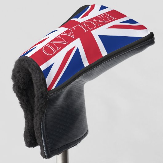 Union Jack Flag England PCN Golfheadcover (3/4 voorkant)