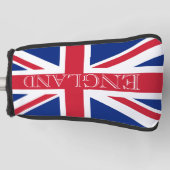 Union Jack Flag England PCN Golfheadcover (Voorkant)