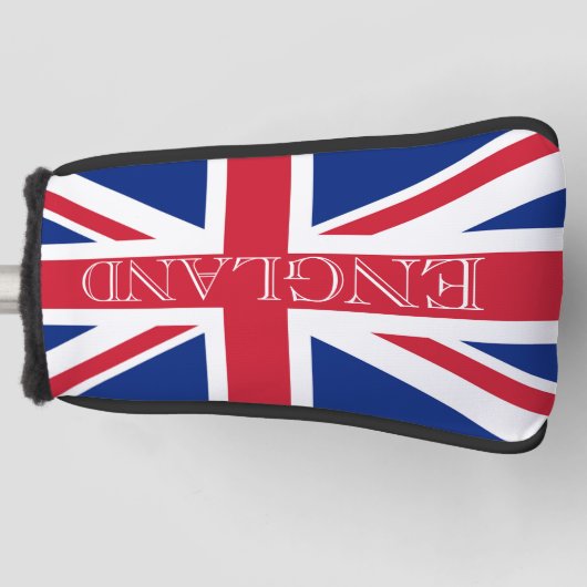 Union Jack Flag England PCN Golfheadcover (Voorkant)