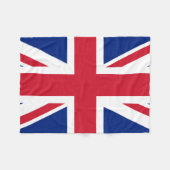 Union Jack Flag fbt Fleece Deken (Voorkant (Horizontaal))