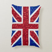 Union Jack Flag Groot-Brittannië Accent Kussen (Achterkant (Verticaal))