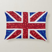 Union Jack Flag Groot-Brittannië Accent Kussen (Achterkant)