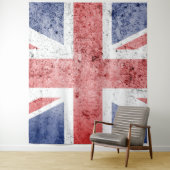 Union Jack/Flag groot tapijt Wandkleed (In situ)