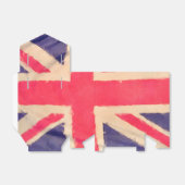 UNION JACK FLAG grunge Bedankdoosjes (Uitgevouwen)