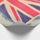 UNION JACK FLAG grunge Cadeaupapier (Hoek)