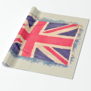UNION JACK FLAG grunge Cadeaupapier