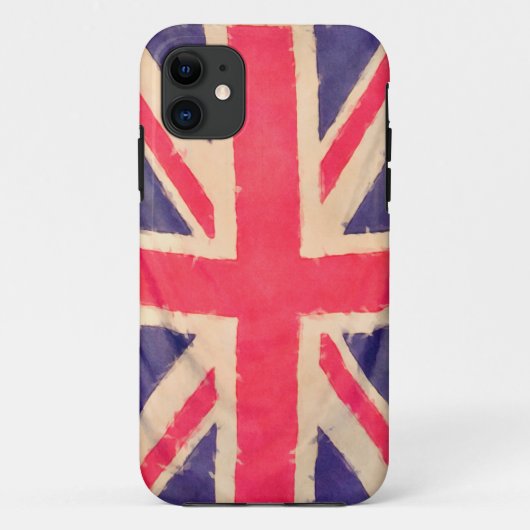 UNION JACK FLAG grunge Case-Mate iPhone Case (Achterkant)