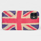 UNION JACK FLAG grunge Case-Mate iPhone Case (Achterkant (horizontaal))