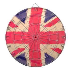 UNION JACK FLAG grunge Dartbord