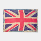 UNION JACK FLAG grunge + jouw idee Deurmat (Voorkant)