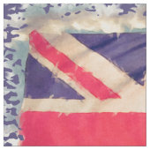 UNION JACK FLAG grunge + jouw idee Stof (Close Up)