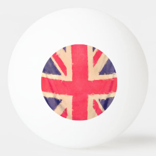 UNION JACK FLAG grunge Pingpongbal