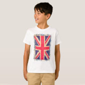 UNION JACK FLAG grunge T-shirt (Voorkant volledig)
