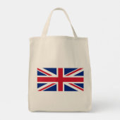 Union Jack Flag gtcn Tote Bag (Achterkant)