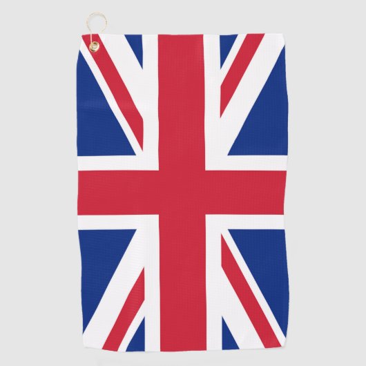 Union Jack Flag GTT Golfhanddoek (Voorkant)