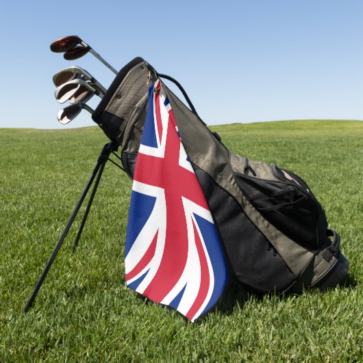 Union Jack Flag GTT Golfhanddoek (Groen)