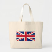 Union Jack Flag jtcn Grote Tote Bag (Voorkant)