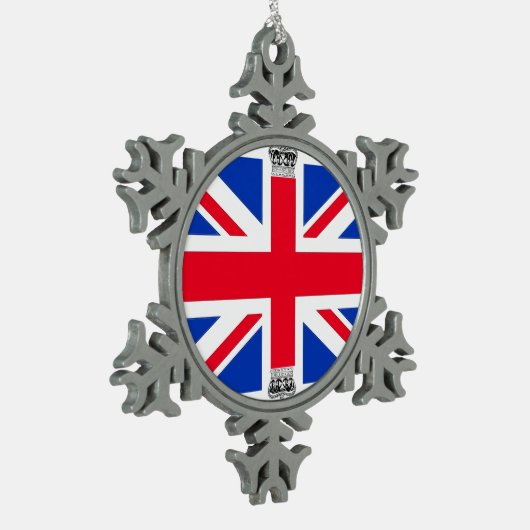 Union Jack Flag Londen Kerstboom Ornament (Links)